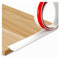 Selbstklebend Vinyl - Übergangsleiste - PVC Abschlussprofil - Bodenleiste - Türschwelle - Abdeckleiste - Laminate Profile Flooring Edge Trim for Floor Partitions(White,3.28ft x 1.38in)