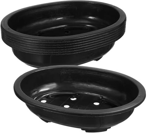 FRCOLOR 6pièces Pots De Plastique pour Plantes Intérieur Et Extérieur Pots De Jardinage Élégants Et Modernes avec Drainage Amovible