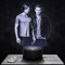 Nachttischlampe Super natural Dekoration für Jungen- und Mädchenzimmer, 3D-Lampe Filmserien Geschenkidee, Nachtlicht originelles Büro-Dekor für Weihnachten.