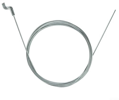 Yhenlovtt Filo di acciaio Z Hook Acceleratore Cavo di Controllo Cavo Assemblaggio con Connettore a Vite per Tosaerba Trattore Decespugliatore 200 cm