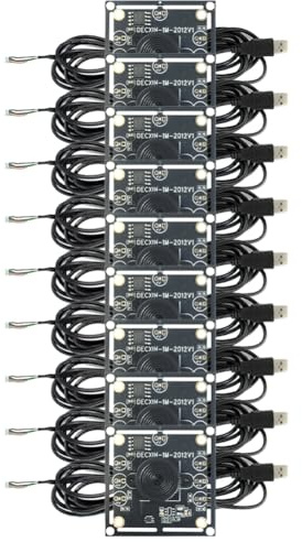 Orolotay New 9Pcs 100 Degree Camera Module 1MP OV9732 1280x720 USB Free Driver Manual Focus,with 3 Meter Cable for WinXP/7/8/10