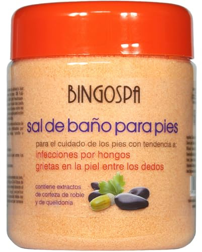Fuß-Badesalz mit Neigung zu Fußpilz und Hautrissen 550g BINGOSPA