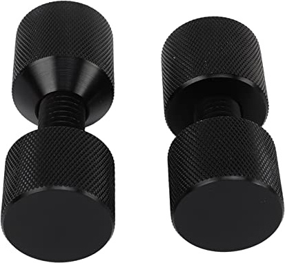 TARSHYRY Jeu de 2 Broches à Deux Trous de 1 1/8 Po, Outils de Monteur de Canalisations à 2 Trous Filetés en Aluminium avec Oxyde Noir anodisé, pour Brides ASME de 150 LB de / Po à 14