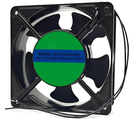 Lüfter für SEADA SA1238A2HBL AC220-240V 50/60Hz 0,09A Anschlusskabel Neu