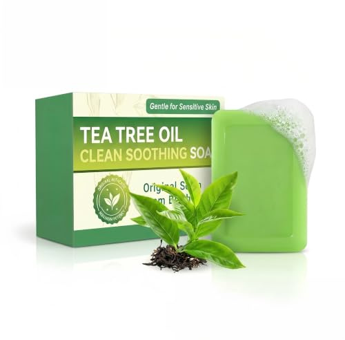 Anti fungal Soap, 2026 Velo Tea Tree Soap Bar Antifungal | Body Wash for Face & Body (1 pc)