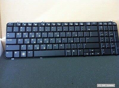 HP 606743-031 Pavilion Keyboard, Tastatur für DV6-1000, DV6-2000, Greek Layout