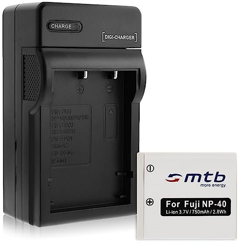 Batterie + Chargeur (Auto/Secteur) pour Fuji NP-40, Finepix F402 F455 F460 F470 F480 J50 V10 Z1..Voir liste