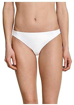 Schiesser Damen String Invisible Lace 3er Pack, Größe:38, Farbe:Weiß (100)