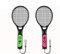 OSTENT 2er Pack Tennisschlägergriff Controller Halter für Nintendo Switch Joy-Con