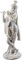 Top Collection Krishna-Statue, Hindu-Gott der Liebe und göttliche Freude, Skulptur in hochwertigem weißem Marmor-Finish, 25,4 cm Sammlerfigur