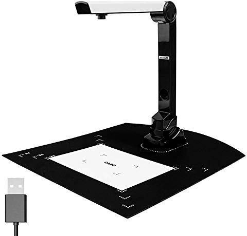 Visualiser For Teaching Scanner Document Camera Scanners For Laptops PC Portable Usb HD A4 Format Doc Cam Photo Scanner Online Training With OCR, Scan Snap,Multiple Page Auto Scanning,LED ect
