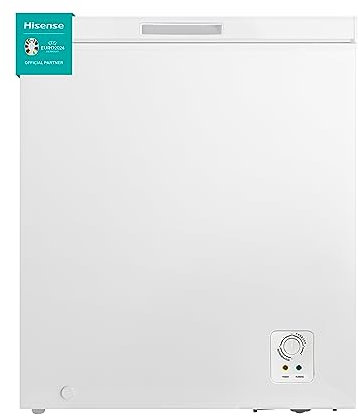 Hisense FT184D4AWF - Arcón Congelador Horizontal, Cesta con Asa, Función Dual convertible en Modo Frigorífico, con 142 L de Capacidad Neta, Silencioso 38 dBA, Color Blanco