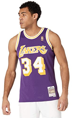 Mitchell & Ness NBA Los Angeles Lakers 1996-97 Swingman Shaquille O'Neal Trikot Herren lila, S