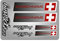 4er Set Aufkleber mit Fahne Flagge und wahlweise Name Sticker für Auto Fahrrad Motorrad Roller Helm im Rallye Racing Design R156 (27 Schweiz, Mit Wunschname)