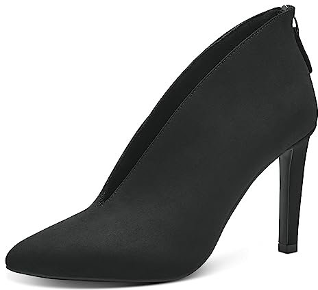 MARCO TOZZI Damen Pumps Elegant V-Ausschnitt, Schwarz (Black), 40