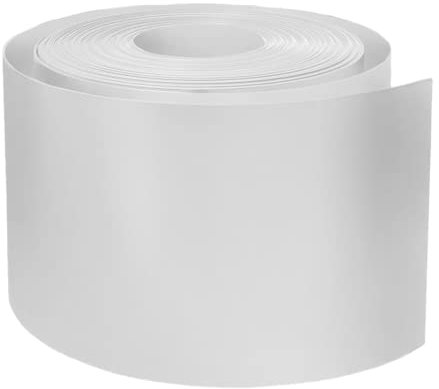 FORTENA Polypropylen Zaun Sichtschutzstreifen – 26 m lang, 19 cm hoch, Sichtschutzband mit Form Basic - in fünf Farben, optimaler Sichtschutz für Ihren Zaun (RAL 9003 (Weiß))