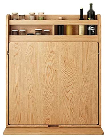 Wandtisch, Ausziehbarer Tisch Aus Massivholz, Ausklappbare Wand Mit Ablagefläche, Platzsparender Multifunktionstisch Für Esszimmer Küche (Log Color)