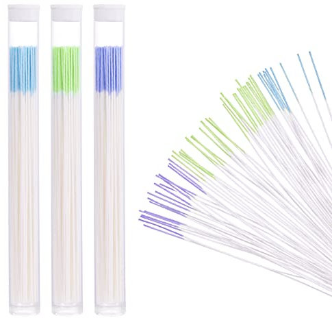 180pcs Earrings Hole Cleaner, Disposable Ear Floss Ear Piercing Cleaning Floss Thread Ear Hole Cleaning Tool Line Ear Hole Floss for Woman Man Ears Hole Odor Removal Piercing Aftercare