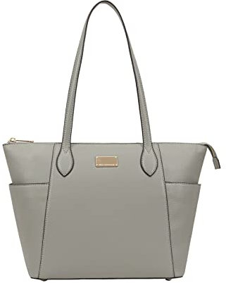 PAUL COSTELLOE Genuine Leather Tote Bag - Luxurious & Stylish Handbag for Women, Large Ladies Handbag Work Bag Designer Business Shoulder Shopping Office Bag, MORAVA (SHADOW)