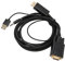 Câble VGA vers Displayport, Câble Convertisseur VGA vers DP Mâle vers Mâle, Prise en 1080p Full HD de PC Portable vers Moniteur Projecteur, Compatible avec Les Appareils