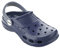 3Kamido® Croco Kids schöne Clogs Kinder Gartenschuhe Badelatschen Sandkasten Camping Jungen und Mädchen (Marineblau, 37)