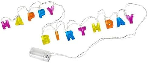 2x LED Lichterkette Happy Birthday Geburtstag Beleuchtung 14818