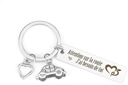 Porte Clef Voiture,Cadeau Saint Valentin Pour Homme,Cadeau Saint Valentin,Cadeau Couple,Porte Clef Couple,Cadeau Pour Son Copain,Cadeau Amoureux Pour Homme,Cadeau Frere,Cadeau Amour,Porte Clé Moto