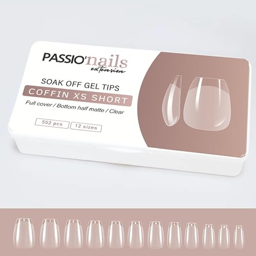 Capsules Américaines Passio'Nails (XS Coffin Extra Court)
