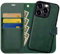OCASE for iPhone 15 Pro Max Detachable Case, Magnetic Removable 2 in 1 Flip PU Leather Wallet Case with[Kickstand][RFID Blocking][Card Holder] Shockproof Phone Cover,Green