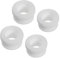 sourcing map 4Pcs Snap Rubber Grommet Hole Plug Mount Dia 13mm ID 10mm H 11mm Seal Anti-Scratch for Electrical Box Cable Pipe White