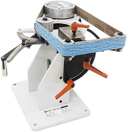 Jieotwice Multifunktionaler Industrieller Bandschleifer, Vertikaler/Horizontaler Messerschleifer, Bandschleifer, Bürstenloser Motor, 0–5000 U/Min 220V 550W 762x25MM