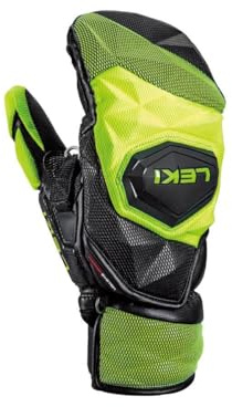 LEKI WCR Venom SL 3D MIitt black-ice lemon 8.5