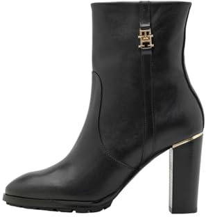Tommy Hilfiger Stivaletti Tronchetti Feminine TH Hardware FW0FW07540 Nero 38