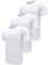 3 Pack Herren Sports Tshirts Atmungsaktiv Schnelltrocknend Kurzarm T-Shirts Funktionsshirt Laufshirt Sommer Fitnessshirt Trainingsshirt wandershirt für Running Workout Bodybuilding White-3P18-S