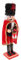 PRETYZOOM Soldatino Di Legno Nutcracker Decorativo Natalizio Ornamento Da Tavolo Per Feste Di Natale Legno Con Design Realistico e Artigianato Di Qualità