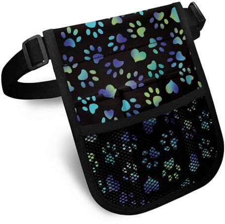 Psesaysky Bauchtasche für Krankenschwestern, medizinische Pflege, Hüfttasche, Schürze, Tasche, Damen, Organizer, Tasche, Krankenschwester-Gürteltasche mit mehreren Fächern, für EMT, CNA, NP, PA –