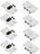 8Pcs(4 Sets) Sliding Wardrobe Door Wheels Nylon Door Roller Stainless Steel Furniture Wardrobe Roll Rollers for Sliding Gate Furniture Wardrobe Cupboard Cabinet Hardware Accessories Home Renovation