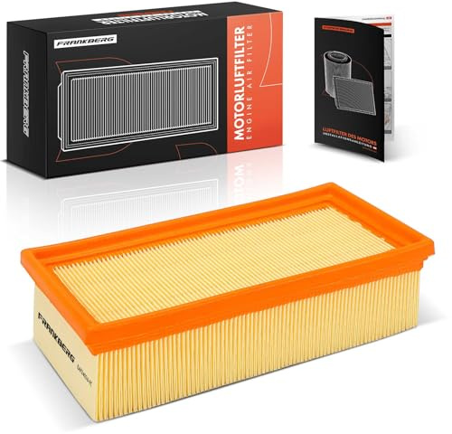 Frankberg Elemento filtrante dell'aria 9674725580 | Compatibile con: Corsa MK VF, Crossland X P17 P2QO, Crossland X Van, 208 II UB UJ UP UW, C3 II SC, C3 Aircross II 2C 2R