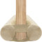 BKSAI Zugluftstopper für Türen 75CM Ohne Kleben Türdichtung Unten Zuschneidbar für Haustüren 73cm 60cm 70cm Luftzugstopper Windstopper Türluftstopper Türbodendichtung Windschutz Tür