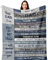 Yesbird Gifts for Dad, Dad Gifts from Daughter/Son, Best Dad Birthday Gifts/Present on Christmas/Father's day, Daddy/Papa/Father Present Blanket 150x130CM