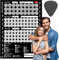 UieaMsio 100 Dates Love Game Poster, Night Game Creative Scratch Off Poster,Lustige Interaktive Date-Ideen Zum Rubbeln,Paar Date Night Game, Perfektes Pärchen Geschenk Freund Geschenk