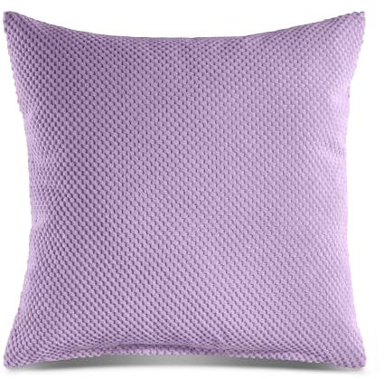 Quantum Interior by Maxland Dekokissen gefüllt extra weich ca.45x45/ 70x70 cm mit Strukur Bubble Zierkissen Größen, Sofakissen (Flieder, 45x45)