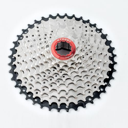 KTKEET 10-Gang-Kassette 11-30T/32T/34T/36T/40T/42T/46T/50T/Mountainbike/Rennrad-Kassette, 10-Gang-Fahrrad-Kassette, kompatibel mit Shimano Ultegra XT Sunrace Sram(11-40T)
