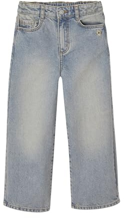 Vertbaudet Weite Mädchen Jeans mit Dehnbund, Bundweite verstellbar