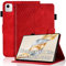 Vkooer Custodia per Honor Pad X9a 11.5 2025 Premium PU Custodia Folio in pelle PU con supporto multi-angolo di visualizzazione e slot per carte di credito Smart Shell per tablet Honor Pad X9a, rosso