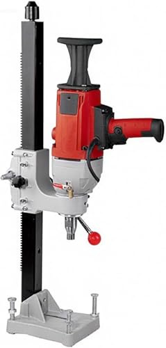 Core Drill Machine for Wet/Dry Use, Concrete Drilling Rig with Stand for Wall and Brick Projects, Industrial Benchtop Tool