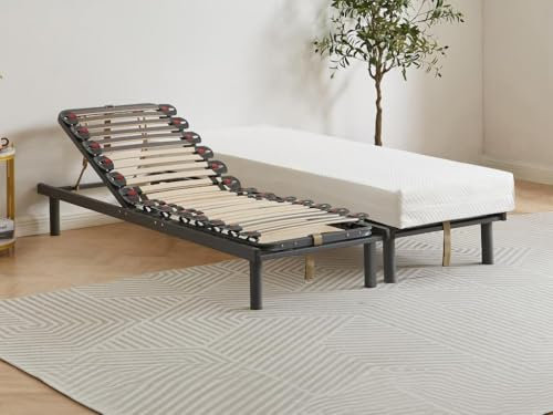 Vente-unique Somier de relajaci√≥n montado en tenones, 3 Planos de