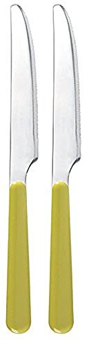 Excelsa Set Coltelli in Acciaio Inox, Verde, 2 Pezzi