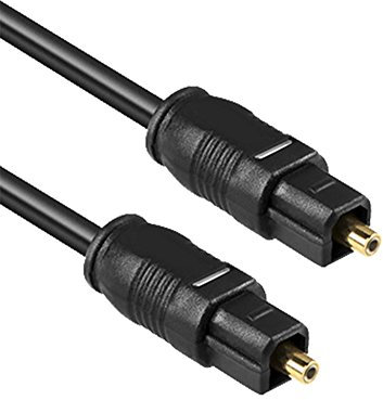 Cable Optico de Audio 3m, Cable spdif Largo Cable de Audio óptico Digital SPDIF Toslink, Cable de Audio óptico (3m)