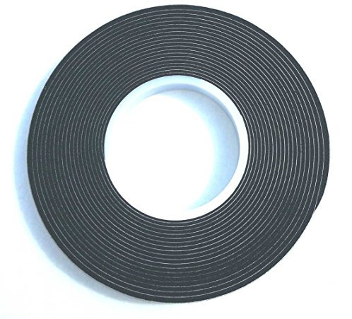 10,0m Komprimierband 10/3 Bandbreite 10mm, Acryl 300, expandiert von 3 auf 15mm, grau, vorkomprimiertes selbstklebendes Dichtungsband Kompriband Fugendichtband Fensterdichtband Quellband